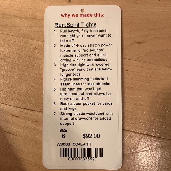 Lululemon Run: Spirit Tight - Picture 13 of 13